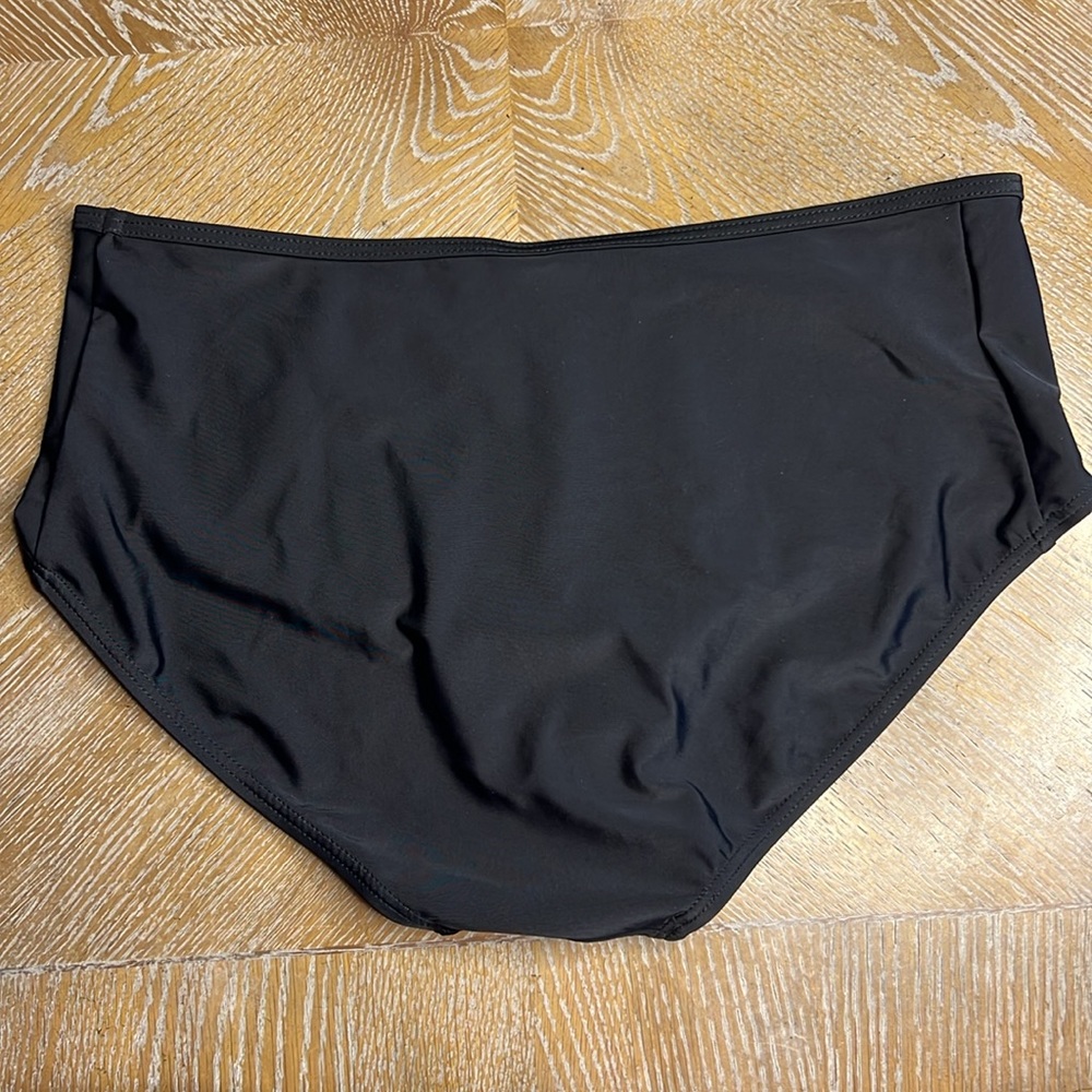 DACI Black High - Waisted Hipster Swimwear Bikini Bottoms S - Picture 5 of 6